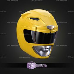 Cosplay STL Files Yellow Ranger Helmet