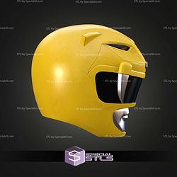 Cosplay STL Files Yellow Ranger Helmet
