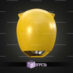 Cosplay STL Files Yellow Ranger Helmet