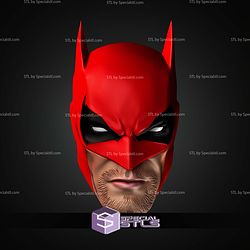 Custom Head STL Collection Deadbat Deadpool Batman