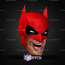 Custom Head STL Collection Deadbat Deadpool Batman