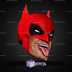 Custom Head STL Collection Deadbat Deadpool Batman