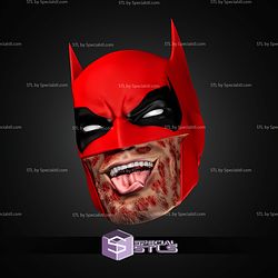 Custom Head STL Collection Deadbat Deadpool Batman