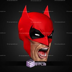 Custom Head STL Collection Deadbat Deadpool Batman