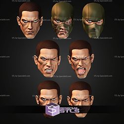 Custom Head STL Collection Joe Beachhead GIJOE