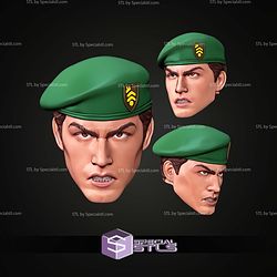 Custom Head STL Collection Lt Falcon GIJoe
