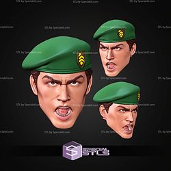 Custom Head STL Collection Lt Falcon GIJoe