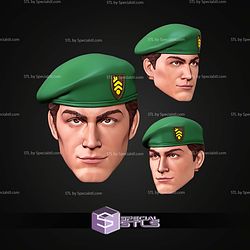 Custom Head STL Collection Lt Falcon GIJoe