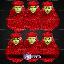 Custom Head STL Collection Poison Ivy Bombshells
