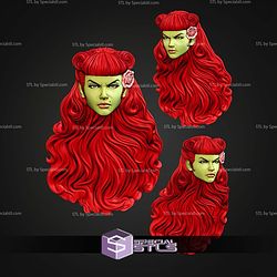 Custom Head STL Collection Poison Ivy Bombshells