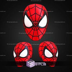 Custom Head STL Collection Spiderman Various
