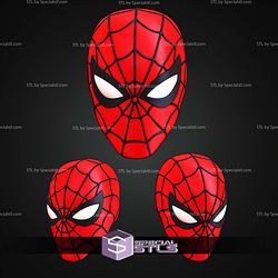 Custom Head STL Collection Spiderman Various