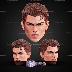 Custom Head STL Collection Spiderman Various