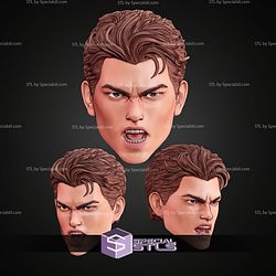 Custom Head STL Collection Spiderman Various