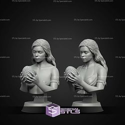 Daenerys Targaryen And Egg Gift Bust STL Files