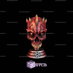 Darth Maul Skull Display STL Files