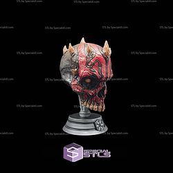 Darth Maul Skull Display STL Files