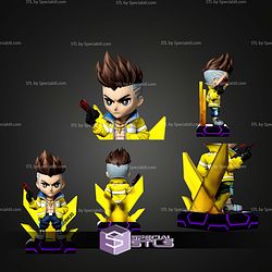 David Cyberpunk Standalone Chibi STL Files