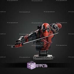 Deadpool Sword Bust 128mm STL Files
