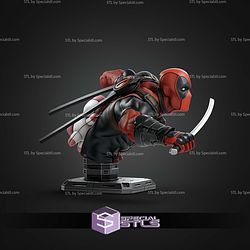 Deadpool Sword Bust 128mm STL Files