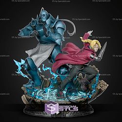 Diorama Edward And Alphonse Various STL Files