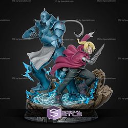 Diorama Edward And Alphonse Various STL Files
