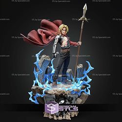 Edward Elric With Spear STL Files
