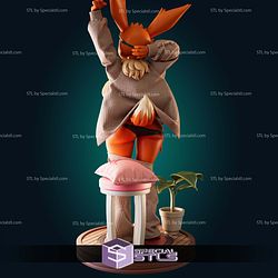 Eevee Chill Curvy Eeveelution Pokemon STL Files