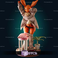 Eevee Chill Curvy Eeveelution Pokemon STL Files