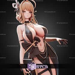 Emma Nikke Black Dress 1 7 STL Files