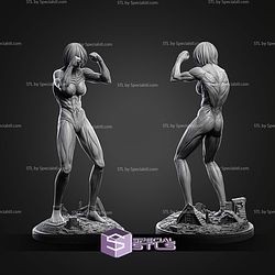 Female Titan Standalone 240mm STL Files