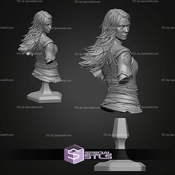 Faye God Of War Laufey Bust 110mm STL Files