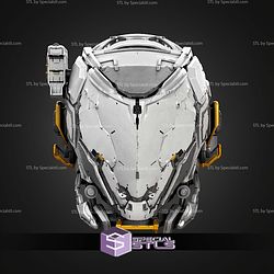 Cosplay STL Files Pragmata Helmet V2