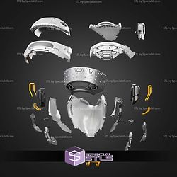 Cosplay STL Files Pragmata Helmet V2