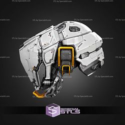 Cosplay STL Files Pragmata Helmet V2