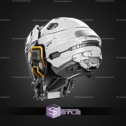 Cosplay STL Files Pragmata Helmet V2