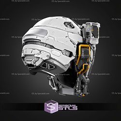 Cosplay STL Files Pragmata Helmet V2