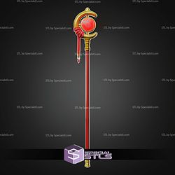 Cosplay STL Files Frieren Staff V2