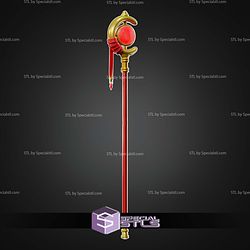 Cosplay STL Files Frieren Staff V2