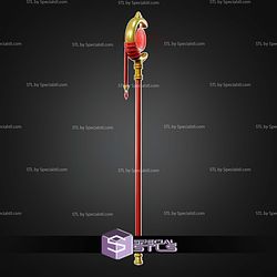 Cosplay STL Files Frieren Staff V2