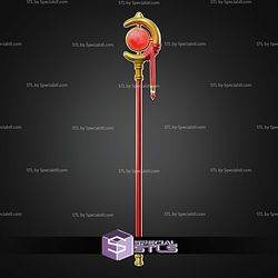 Cosplay STL Files Frieren Staff V2