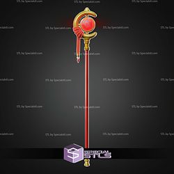 Cosplay STL Files Frieren Staff V2