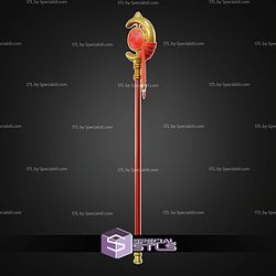 Cosplay STL Files Frieren Staff V2