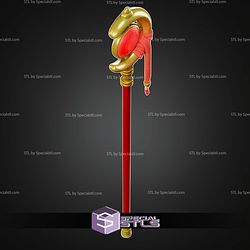 Cosplay STL Files Frieren Staff V2