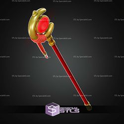 Cosplay STL Files Frieren Staff V2