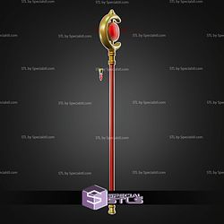 Cosplay STL Files Frieren Staff V2