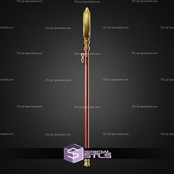Cosplay STL Files Frieren Staff V2