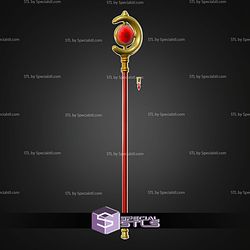 Cosplay STL Files Frieren Staff V2