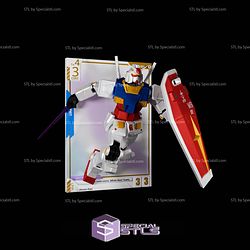 Gundam Card Mecha Card 256mm Build Plate STL Files