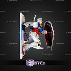 Gundam Card Mecha Card 256mm Build Plate STL Files
